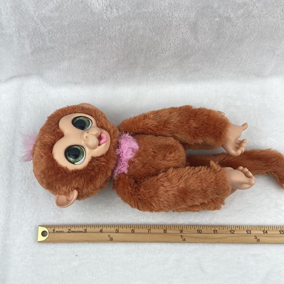 Hasbro Piper Fur Real Interactive Brown Plush Monkey Toy 14” - Picture 11 of 11
